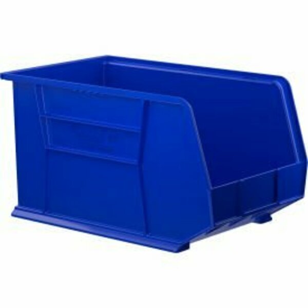 Akro-Mils Hang & Stack Storage Bin, Plastic, Blue, 6 PK 30260 BLUE